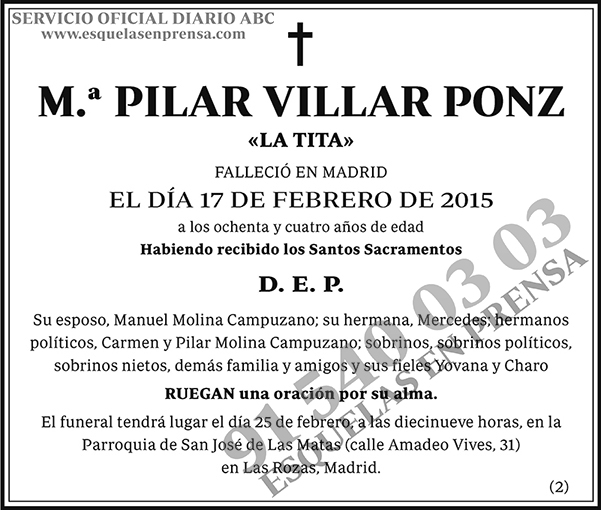 Pilar Villar Ponz